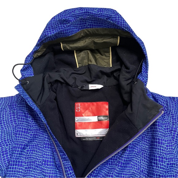 Bonfire Snowboarding Co Youth Strato Pullover Jacket Size Small 7/8 - Picture 6 of 8